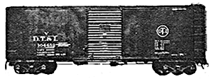 USRA 40' Rebuilt Boxcar w/Steel Sides Upgrade - Kit -- Undecorated Single Car