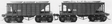 22' Wood Ore Car 12-Pack - Kit -- Undecorated