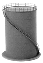 Oil Tank -- Kit - 4"  10.2 Diameter x 7"  17.8cm