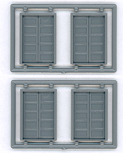 Double Doors - 5 Panel pkg(4) -- 54 x 80" (Fits .66 x .975" Opening)