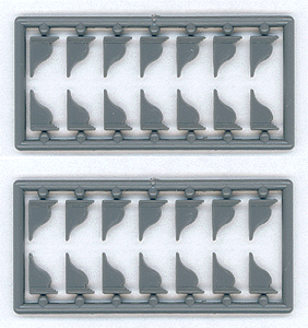 Double "S" Corbels pkg(28) -- With Top Detailing