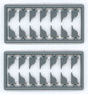 Double "S" Corbels pkg(28) -- With Top Detailing