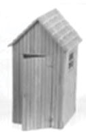 Out Houses pkg(3) - Plastic Kit-2