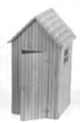 Out Houses pkg(3) - Plastic Kit-2