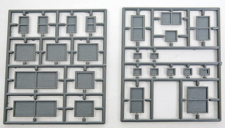 Assorted Wood Crates -- Plastic Kit pkg(8)