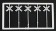 Railroad Crossbuck Warning Sign -- Modern US Style Railroad Crossing Lettering pkg(20)