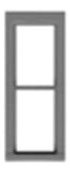 1/1 Double-Hung Window pkg(12)