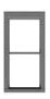 1/1 Double-Hung Window pkg(12)