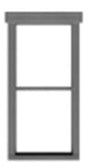 1/1 Double-Hung Window pkg(12)