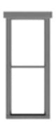 1/1 Double Hung Window -- pkg(12)-2