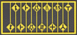 Highway Road Path (Arrow) Warning Signs -- Yellow w/Black Print 12 Different Signs