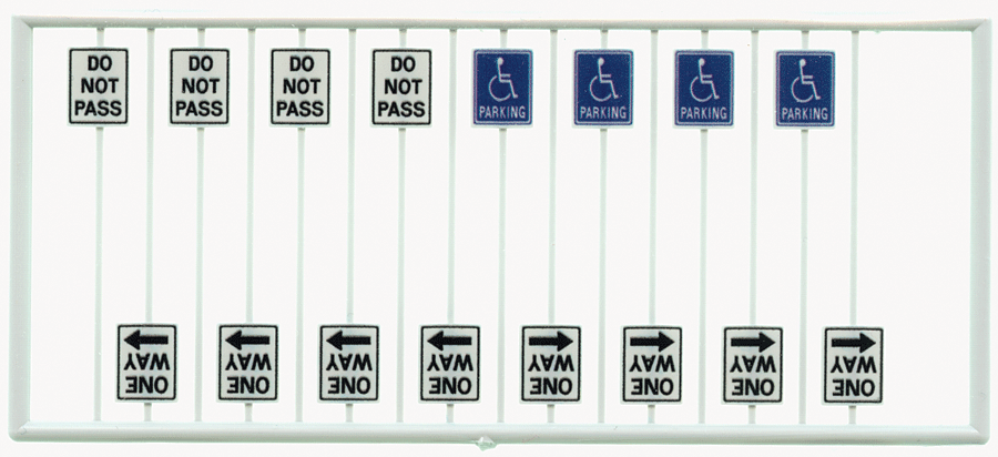 Miscellaneous Road Signs #1 -- pkg(16)