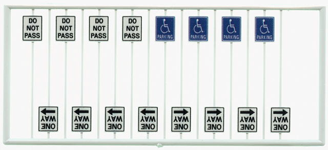 Miscellaneous Road Signs #1 -- pkg(16)