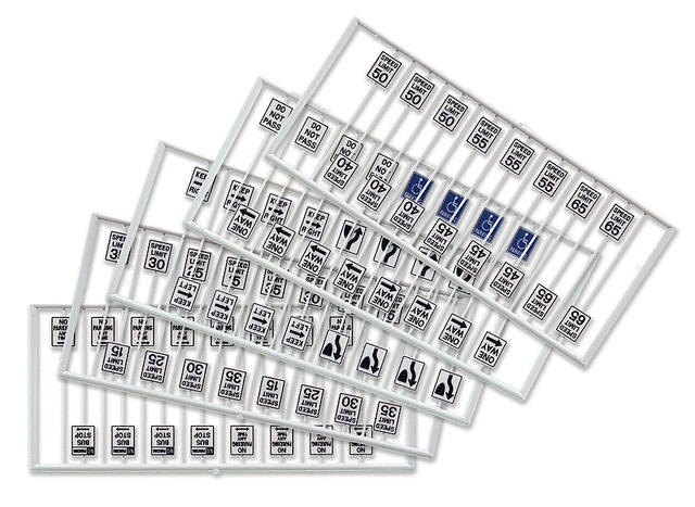 Assorted Road Signs -- 21 Different Signs pkg(80)