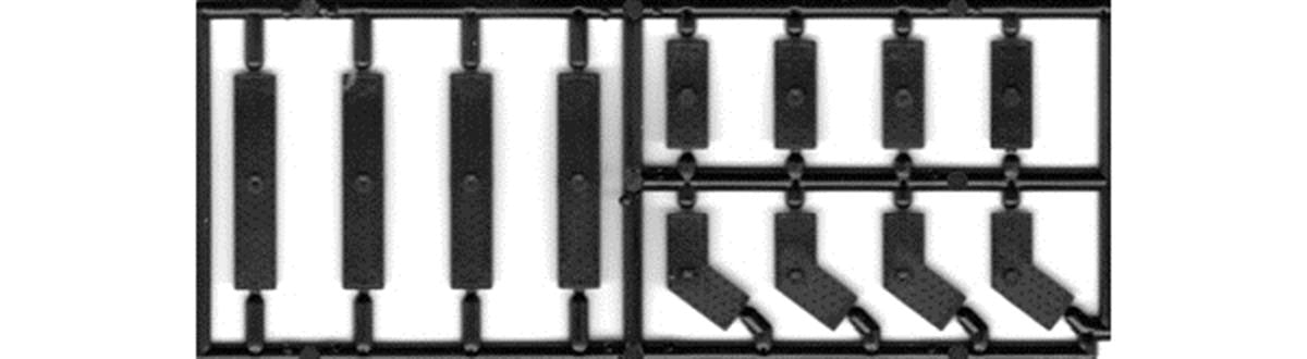 Truss Pin Plates -- 4 Pieces Each of 3 Different Styles