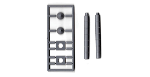 Straight Vent Kit -- 16" Scale Diameter, 12' Scale Long (unpainted) Matches #293-8292