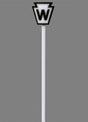 Pennsylvania Railroad Keystone Whistle Post pkg(18)