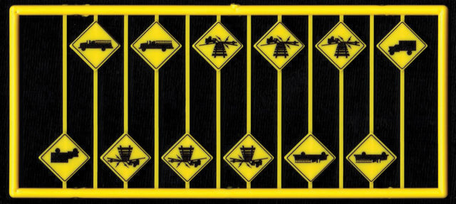 Firehouse and Low Vehicle Warning Signs -- 12 Signs: 6 Low Vehicle Drag, 4 Firehouse, 2 Truck Crossing