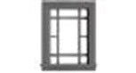 Victorian Attic Window with Precut Glazing -- 20 x 30" pkg(12)