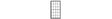 12-12 Double-Hung Masonry Window with Glazing and Shades -- 48 x 86" Scale (Fits .545 x .985" Opening) pkg(12)