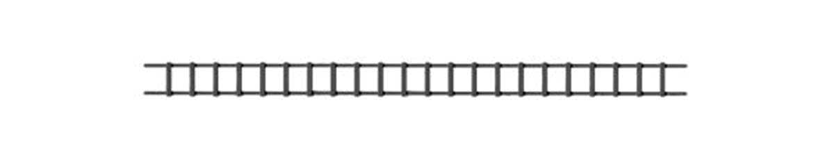 Wood Ladders -- Each: 3-3/4"  9.5cm Tall (27 Scale Feet) pkg(4)