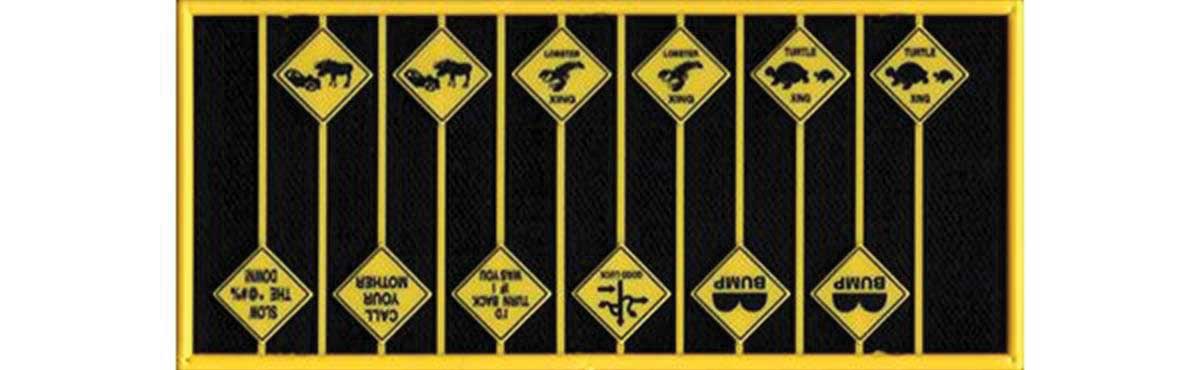 Funny Warning Signs -- Set 2: 12 Signs, 8 Styles