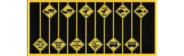 Funny Warning Signs -- Set 2: 12 Signs, 8 Styles