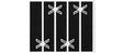 60-Degree Crossbucks -- Stop, Look & Listen / Railroad Crossing pkg(8)