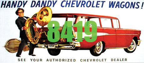 Handy Dandy Chevrolet Wagons Billboard - Kit