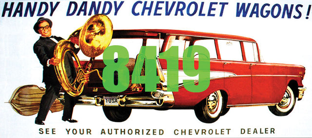 Handy Dandy Chevrolet Wagons Billboard - Kit