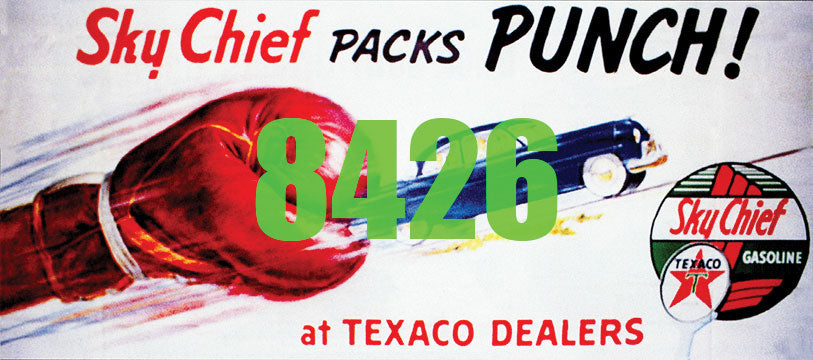 Sky Chief Packs a Punch Gasoline Billboard - Kit