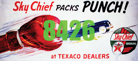 Sky Chief Packs a Punch Gasoline Billboard - Kit