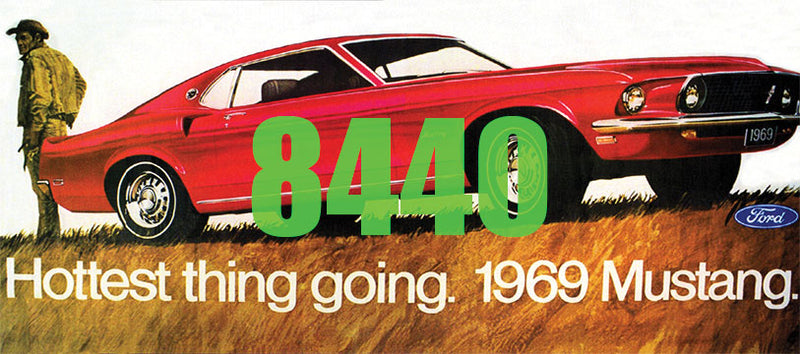 1969 Ford Mustang Billboard - Kit