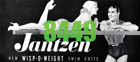 Jantzen Swimsuits Billboard - Kit -- Wisp-o-Weight Slogan