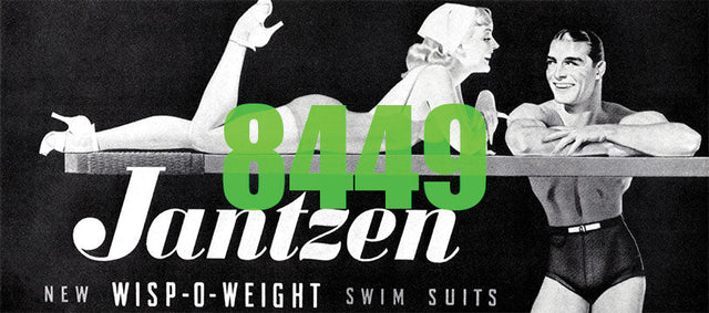 Jantzen Swimsuits Billboard - Kit -- Wisp-o-Weight Slogan