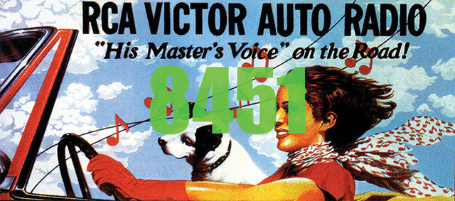 RCA Victor Auto Radio Billboard - Kit