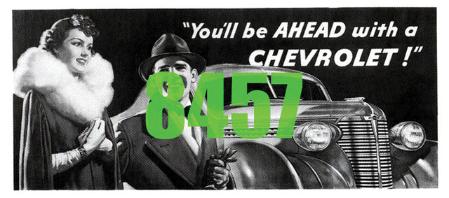 Chevrolet Billboard - Kit -- You'll Be Ahead Tag Line