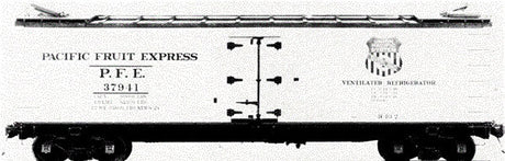 Railroad Decal Set -- Pacific Fruit Express R40-2 Reefer for 6 Cars