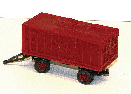 Circus Stake & Chain Wagon - Kit -- Red