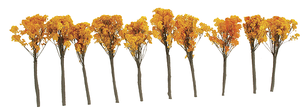 Fall Oak Tree -- 2 to 3"  5.1 to 7.6cm pkg(4)-1