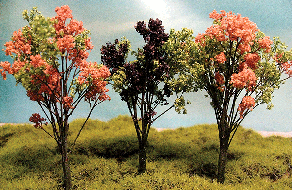 Jacaranda/Blossom Tree -- 4-5" Tall pkg(6)