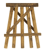 Wood Trestle Bents - Assembled -- Small, 5 1/2" Tall pkg(5)