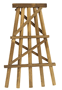 Wood Trestle Bents - Assembled -- Medium, 8 3/4" Tall pkg(5)