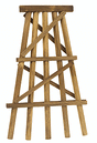 Wood Trestle Bents - Assembled -- Medium, 8 3/4" Tall pkg(5)