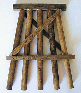 Wood Trestle Bents - Assembled -- Small - 3"  7.6cm Tall pkg(5)-1