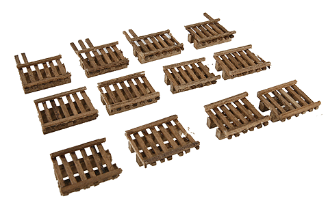 Curved Bridge Deck Section pkg(6) -- 1"