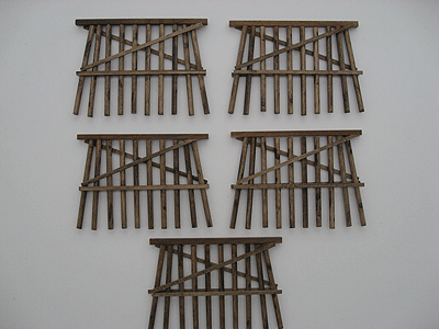 Double Track Bents pkg(5) -- 12" Tall-1