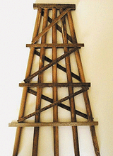 Wood Trestle Bents - Assembled -- Large - 7"  17.8cm Tall pkg(5)-1