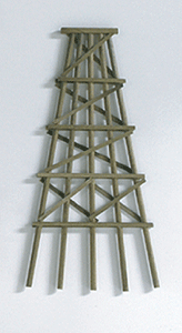 Wood Trestle Bents - Assembled -- Extra Large - 8-1/2"  21.6cm Tall pkg(5)