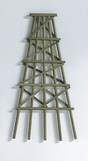 Wood Trestle Bents - Assembled -- Extra Large - 8-1/2"  21.6cm Tall pkg(5)